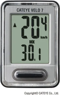 Produktbild von SHIMANO Velo7 CC-VL520, Fahrradcomputer, grau, SH-3524056