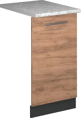 Produktbild von Geschirrspülblende Vicco Fame-Line Goldkraft Eiche 45 cm , AP Marmor, Model 54586