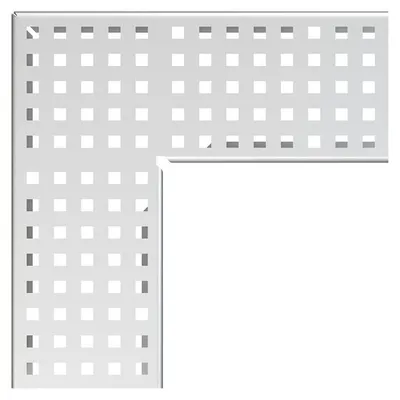Produktbild von Alcadrain Eckiges Rost für Entwässerungsrinne 100 mm, Edelstahl