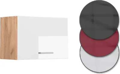 Produktbild von Hängeschrank Vicco R-Line Weiß Hochglanz 60 cm Flach, Model 37109