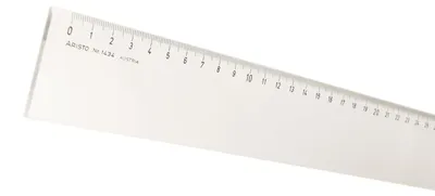 Produktbild von Aristo Lineal 40 cm mm-Teilung, glasklares Plexiglas