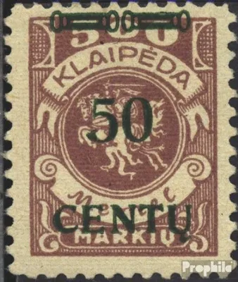 Produktbild von Briefmarken Memelgebiet 1923 Mi 173 gestempelt Aushilfsausgabe