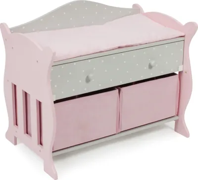 Produktbild von Bayer Chic 2000 Wickeltisch mit 3 Staufächern - Farbe: Puntos grey; 506 91