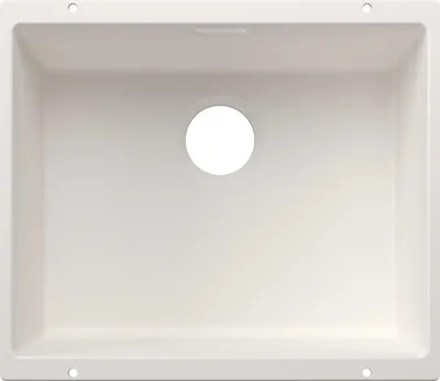 Produktbild von BLANCO SUBLINE 500-U für Farbige Komponenten Einbauspüle SILGRANIT weiß ab 60 cm ohne Ablauffernbedienung - inkl.