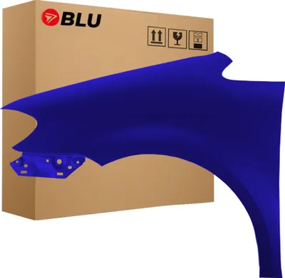 Produktbild von BLU Kotflügel Passend für Volkswagen Touran 1T2 LD5Q Links Blau SchattenBlau | 2007-2010 | Vorderseite Vorne | Lackiert | Einbaufertig