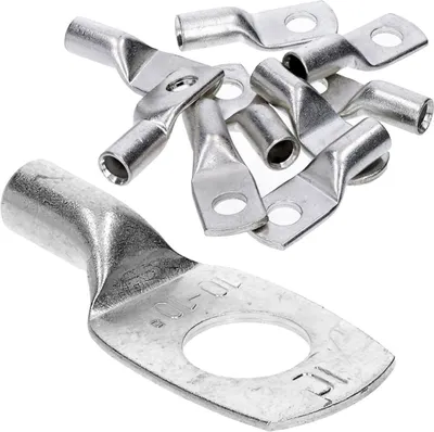 Produktbild von 10 Stück Kalitec HR10-10 Handelsübliche Rohrkabelschuhe 10mm² M10 I ohne Sichtloch I  Germany