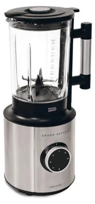 Produktbild von Cecotec 03984, Tischplatten-Mixer, Pulsfunktion, Eis-Crusher, 1800 W, Schwarz, Edelstahl, Transparent