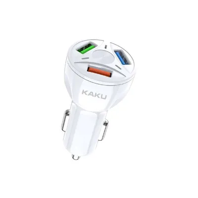 Produktbild von Kaku KSC-486 20W Autoladegerät KFZ-Ladegerät 4.8A 3x USB Quick Charge 3.0 Weiß
