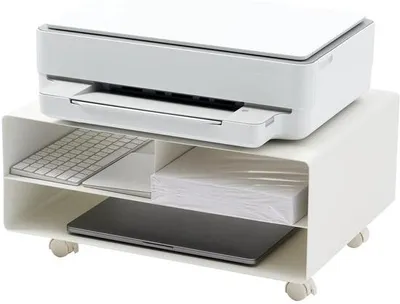 Image de Imprimante avec compartiment de rangement - mobile et pratique - 1 pièce