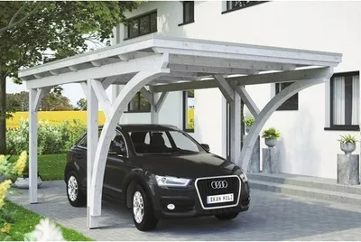 Obrázek produktu pro Přístřešek na auto Konsta 304 x 500 cm bílý vč. alu plechu a 2 oblouků