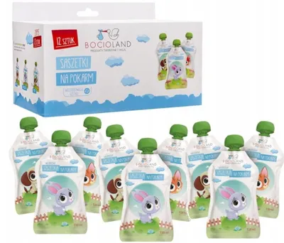 Produktbild von Mehrweg-Lebensmittelbeutel 12 Stücke / Bocioland