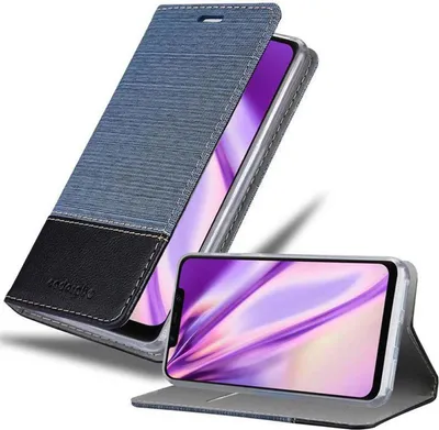Produktbild von Cadorabo Hülle für Xiaomi Pocophone F1 Schutzhülle in Blau Handy Hülle Etui Book Case Cover