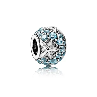 Produktbild von Pandora 791905CZF Charm Seestern Sterling-Silber
