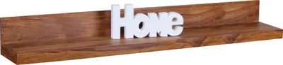 Produktbild von WOHNLING Wandregal MUMBAI Massiv-Holz Sheesham Holzregal 140 cm Landhaus-Stil Hänge-Regal Echt-Holz Wand-Board Natur-Produkt