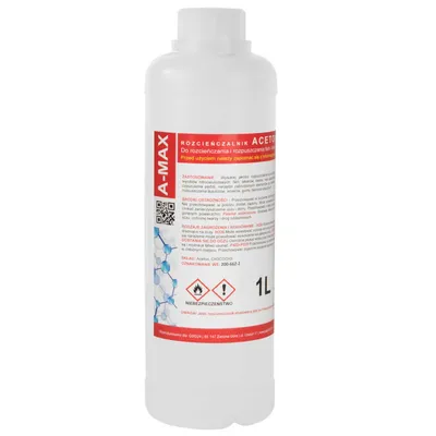 Imagen del producto de Acetona. Disolvente. Limpiador A-Max, 1 litro