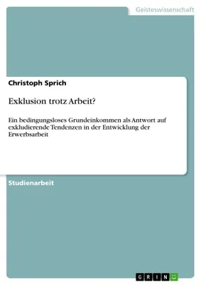 Produktbild von Exklusion trotz Arbeit?