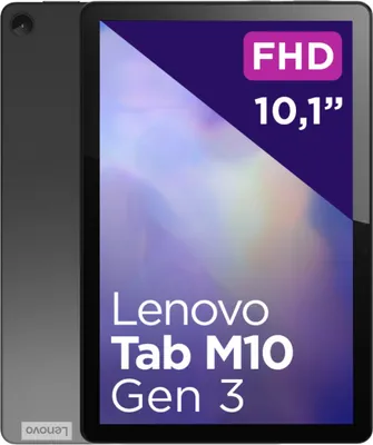 Produktbild von Lenovo Tab M10 (3rd Gen), 25,6 cm (10.1"), 1920 x 1200 Pixel, 64 GB, 4 GB, Android 11, Grau