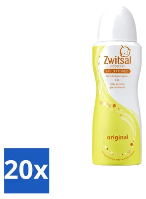 Image de 20 sprays déodorants Zwitsal Original - 100 ml - Pack économique - 20 pièces