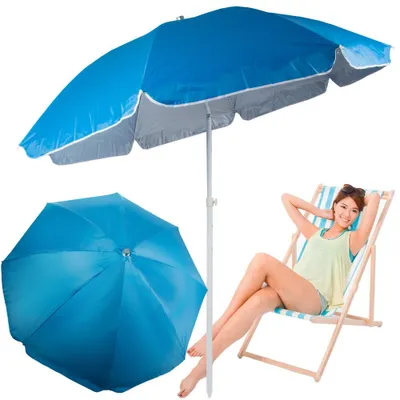 Zdjęcie produktu dla Verk 14415 parasol UV 180 cm niebieski