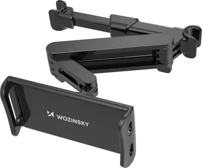 Image de Support d'appui-tête réglable Wozinsky pour tablette ou téléphone noir (WTHBK3)