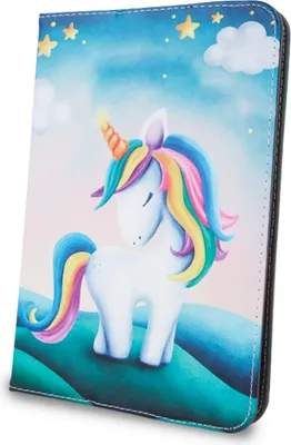 Image de GreenGo LCSUNUN7 étui pour tablette 20,3 cm (8") Etui à rabat Multicolore