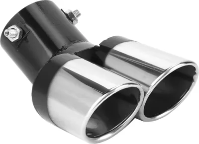 Obrázek produktu pro příslušenství k dvojitému výfukovému potrubí z nerezové oceli o průměru 63 mm / 2,5 palce