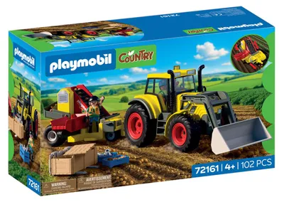 Image de PLAYMOBIL, Tracteur agricole avec arracheuse de pommes de terre - 72161