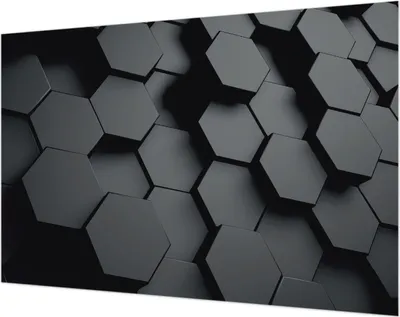 Zdjęcie produktu dla Tapeta ścienna – tapeta dekoracyjna do salonu – folia tapetowa do dekoracji ścian – 104 x 70 cm – sześciokąty 3D