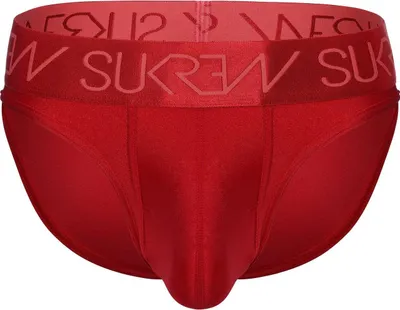 Image de SUKREW - Sous-vêtement Slips Hommes - Classic Brief Liberty Red - 1x Taille S