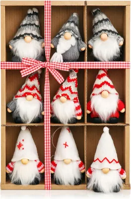 Productafbeelding van Kerstmanhangers voor in de kerstboom - Set van 9 - Betoverende