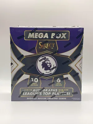Produktbild von 2024/25 Panini Select Soccer Mega Box + Card Up Gratis Schutzhüllen