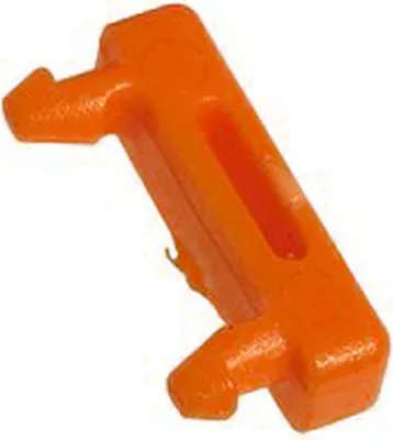 Produktbild von EasyLan DualBoot® Steckermarkierungsclips, 100 Stück, orange
