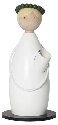 Produktbild von Star Trading 652-96, Leichte Dekorationsfigur, Weiß, IP20, Weiß, 1 Glühbirne(n), E14