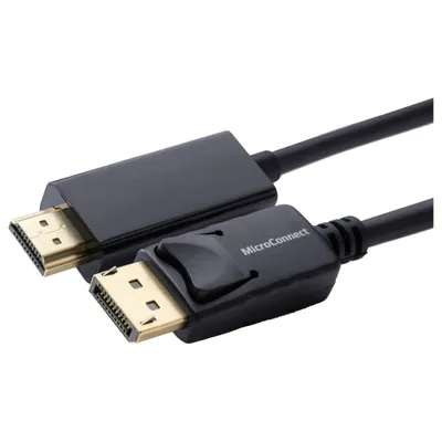 Produktbild von Microconnect MC-DP-HDMI-300, 3 m, DisplayPort, HDMI, Stecker, Stecker, Gerade
