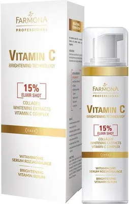 Produktbild von Farmona | Aufhellendes Serum - 50 ml - Mit Vitamin C - Für Jeden Hauttyp - Frischer Zitrusduft