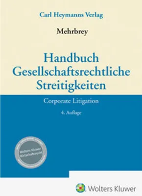 Immagine prodotto di Handbuch Gesellschaftsrechtliche Streitigkeiten