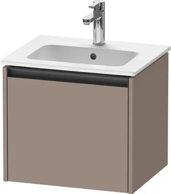 Produktbild von Duravit Ketho.2 Wastafelonderkast 51x42x44 cm Mat Basalt