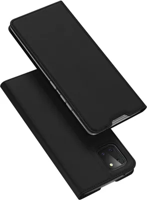 Produktbild von Buch Tasche kompatibel mit SAMSUNG GALAXY A34 5G Hülle Etui Brieftasche Schutzhülle mit Standfunktion, Kartenfach Schwarz