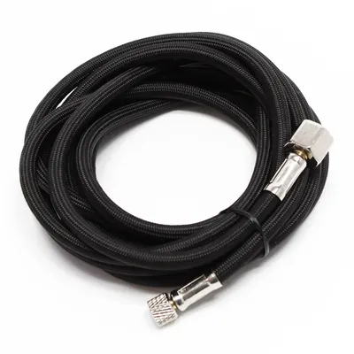 Zdjęcie produktu dla Wiltec 3 m wąż tekstylny do aerografu 9,51 mm (1/8") i 12,91 mm (1/4") IG, wąż sprężonego powietrza do aerografu, modelarstwo