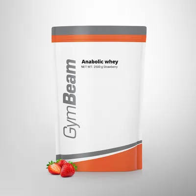 Produktbild von GymBeam - Anabolic Whey 2500 g Erdbeere
