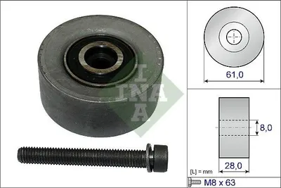 Produktbild von Ina Umlenk-/Führungsrolle, Zahnriemen  532 0472 10