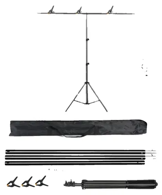 Immagine prodotto di Supporto per poster, traversa regolabile, sistema di sostegno robusto, nuovo 150x200 cm