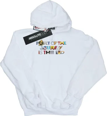 Immagine prodotto di Marvel - Felpa con cappuccio "Avengers Endgame Part Of The Journey" per uomo BI3328 (3XL) (Bianco)