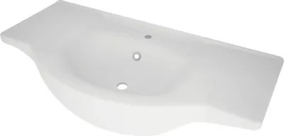 Produktbild von Baden Haus Möbelwaschtisch Aida 105 x 50 cm weiß glänzend 50107