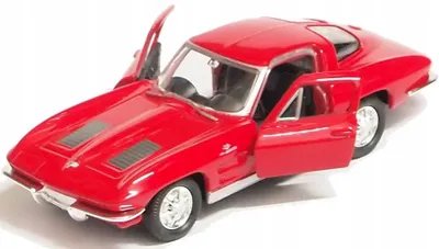 Produktbild von Welly 1963 Chevrolet Corvette Sammlerauto Sportwagen Rot