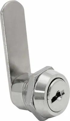 Image de Serrure 111 F. Nickel. Languette Droite 45mm. Avec 2 Clés. Ifam