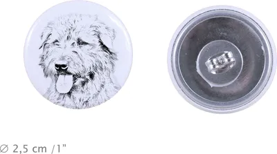 Produktbild von Glen of Imaal Terrier, Irischer Glen of Imaal Terrier - einzigartige Hund-Ohrringe, Ihr Haustier als Schlüsselanhänger, Eigenmarke Art-Dog