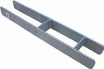 Produktbild von H-Anker Pfostenträger feuerverzinkt 121mm / 600mm H-Träger Pfostenanker Carport