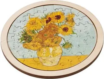 Produktbild von Fridolin Puzzle Kunst Vincent Van Gogh Sonnenblumen Karton
