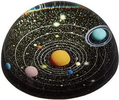 Produktbild von Kikkerland Planetarium Papiergewicht, SC22, schwarz